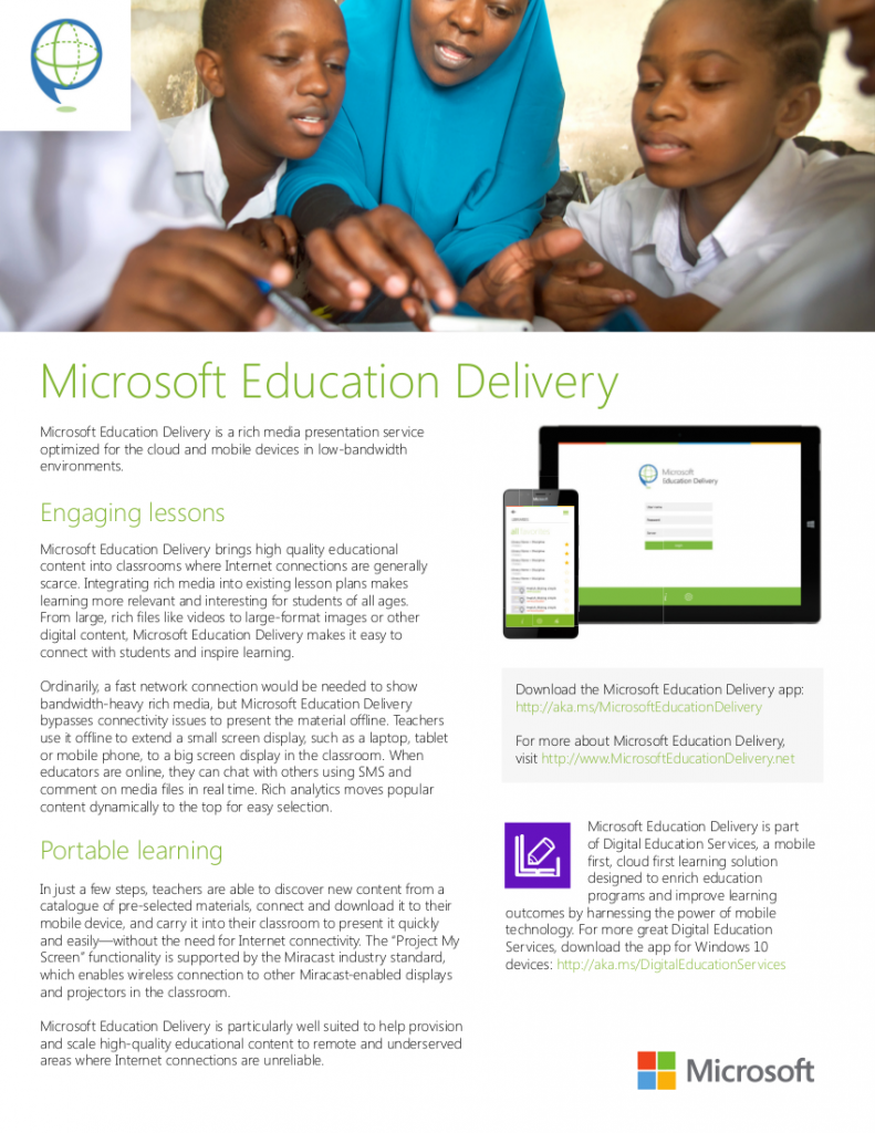 Microsoft Education Delivery